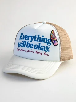 Adjustable Trucker Hat - Everything Will Be Okay
