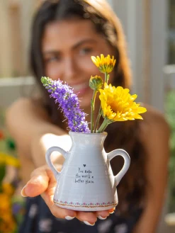 Artisan Bud Vase - You Make The World Better