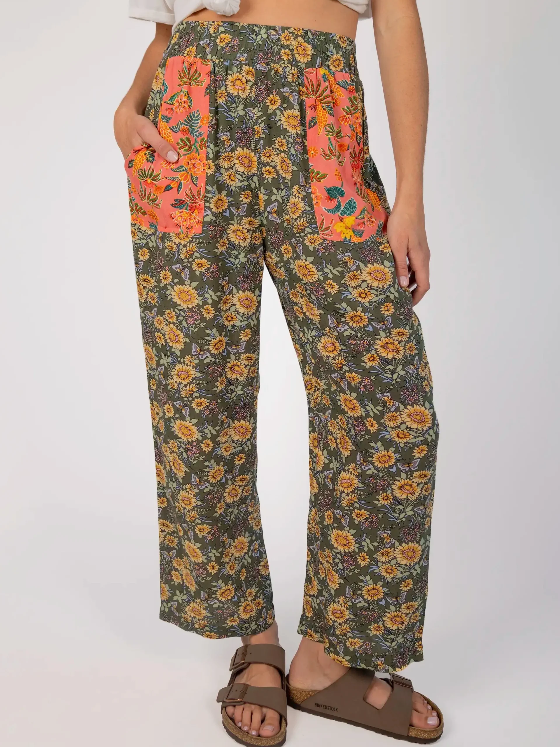 Beckett Pant - Tropical Butterflies