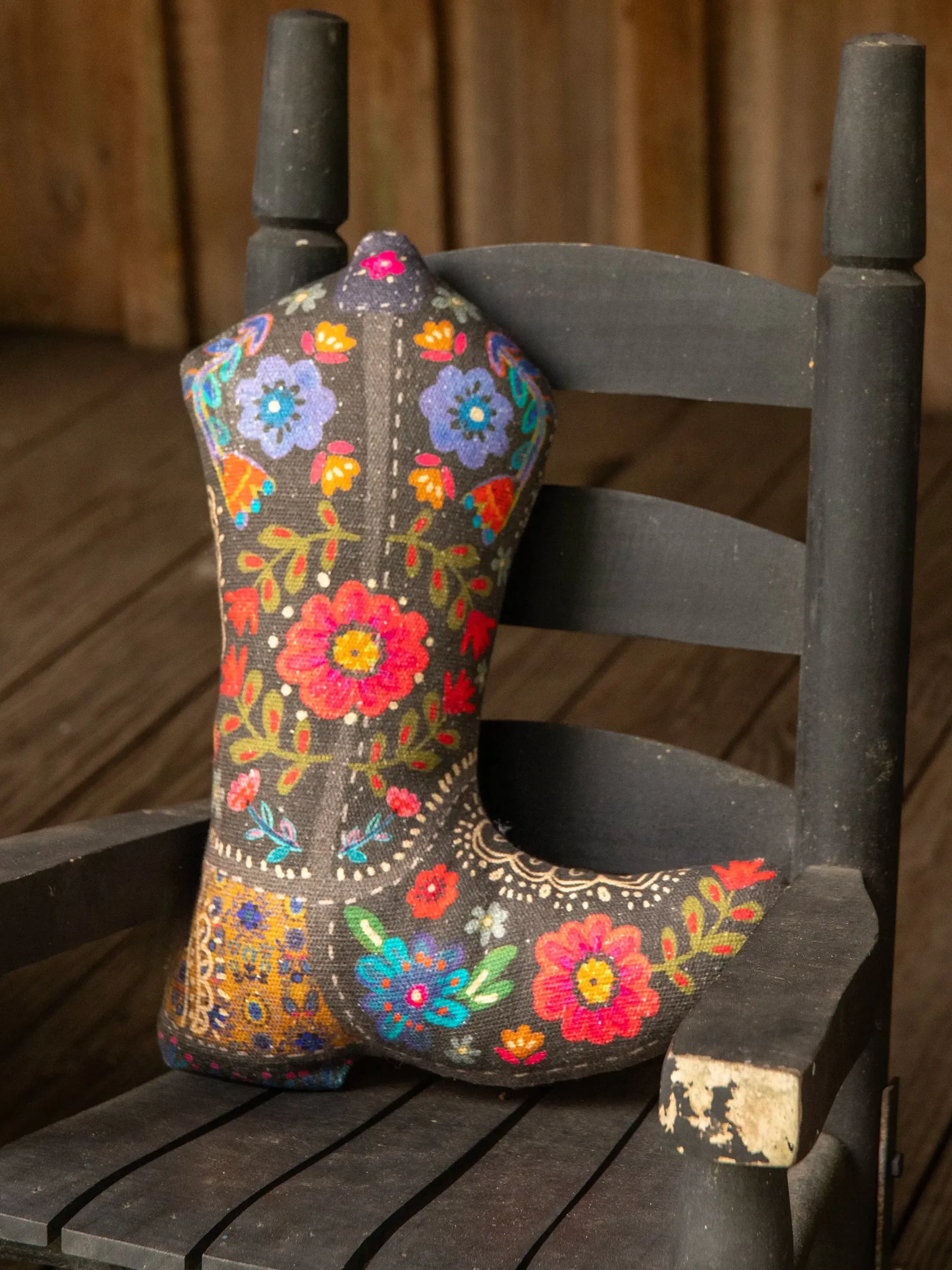 Boho Shaped Pillow - Boot