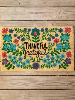 Bungalow Doormat - Thankful u0026 Grateful