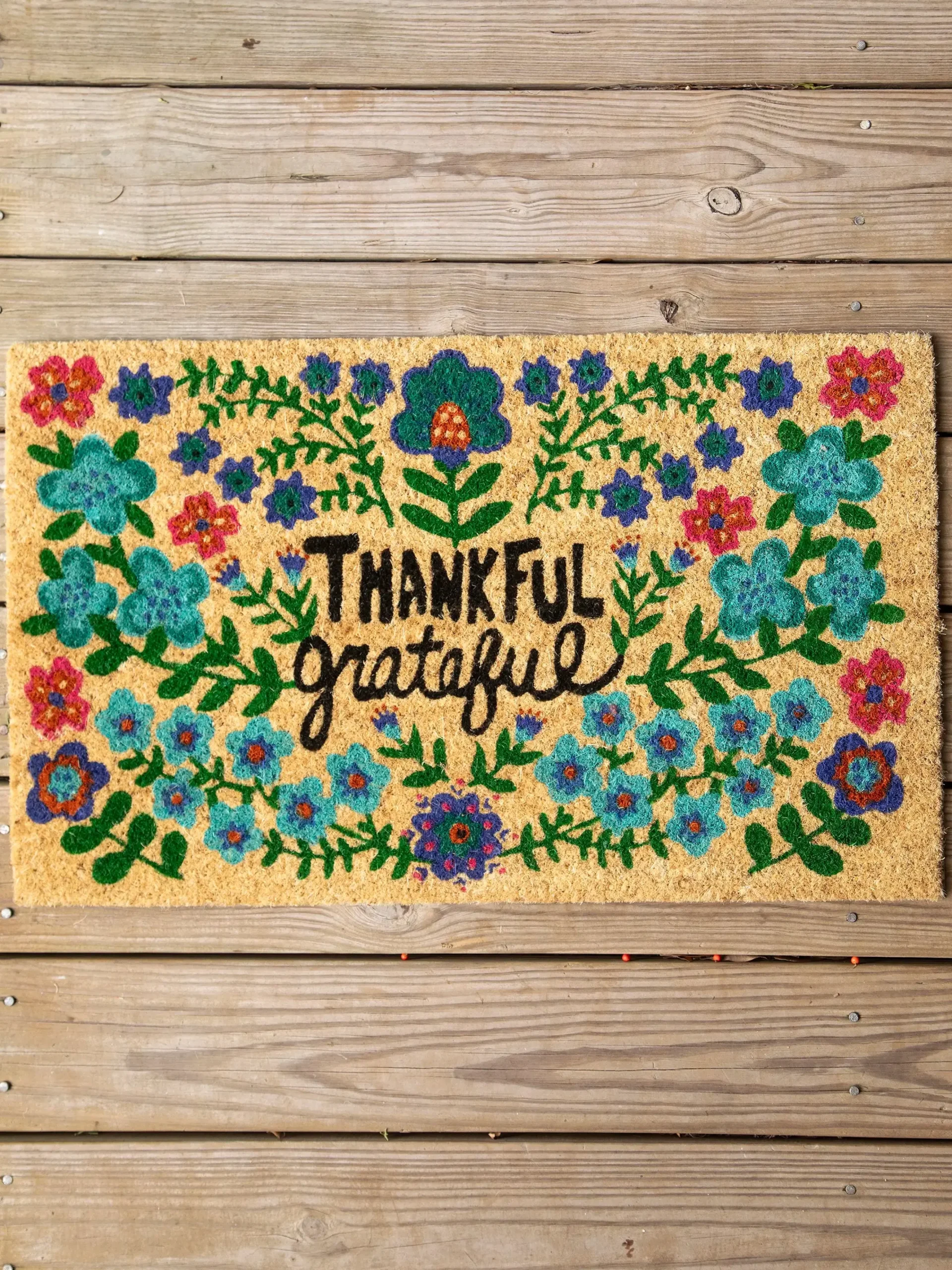 Bungalow Doormat - Thankful u0026 Grateful