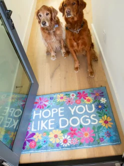 Chenille Rug, 2' x 3' - Like Dogs