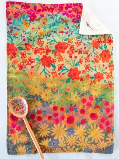 Cotton Dish Towel - Wildflowers