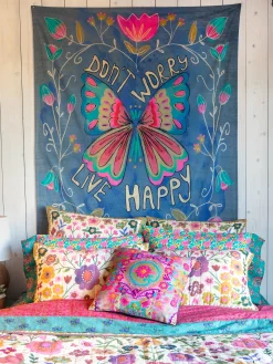 Cotton Tapestry - Happy Butterfly