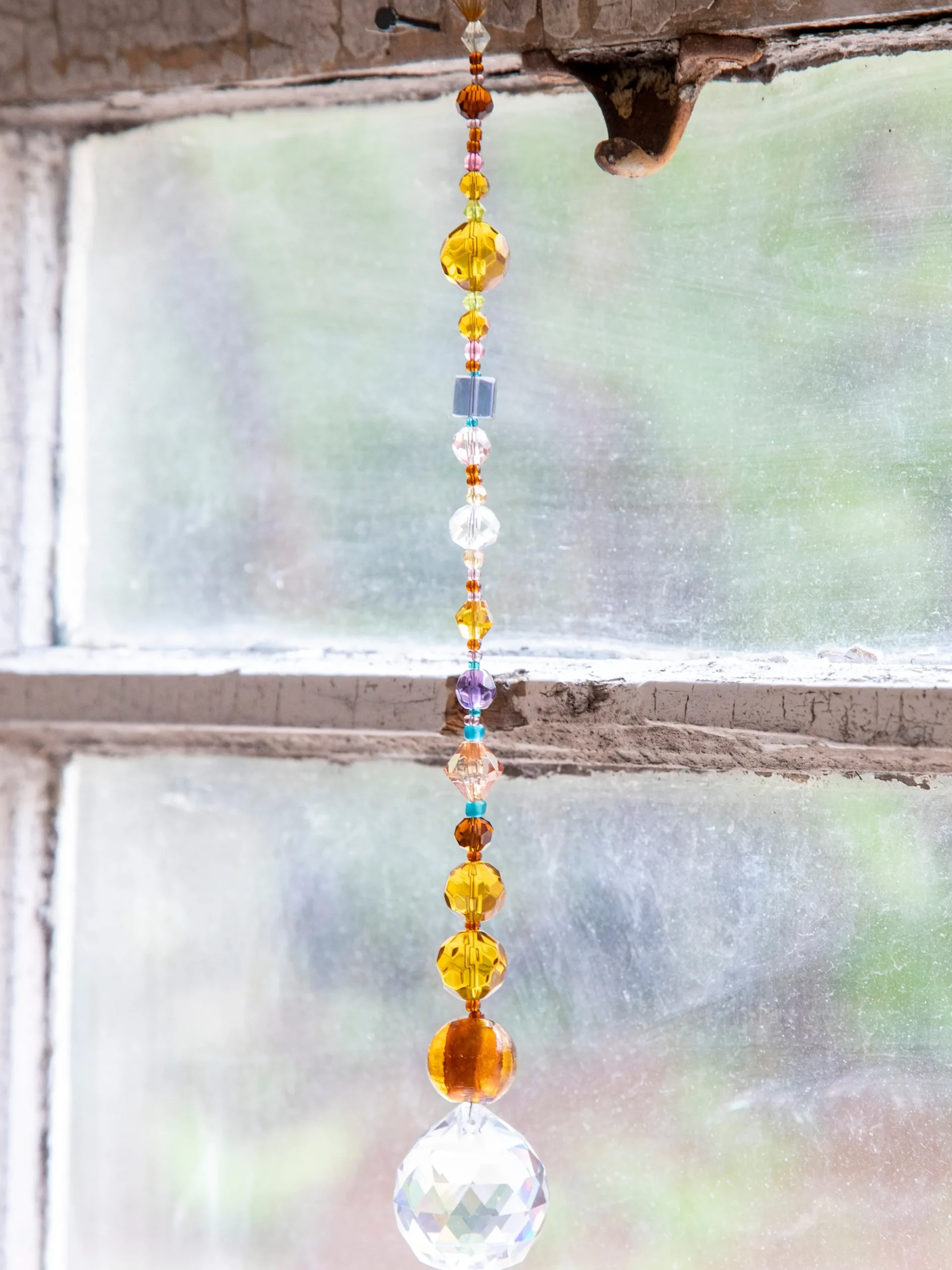 Crystal Sun Catcher - Honey