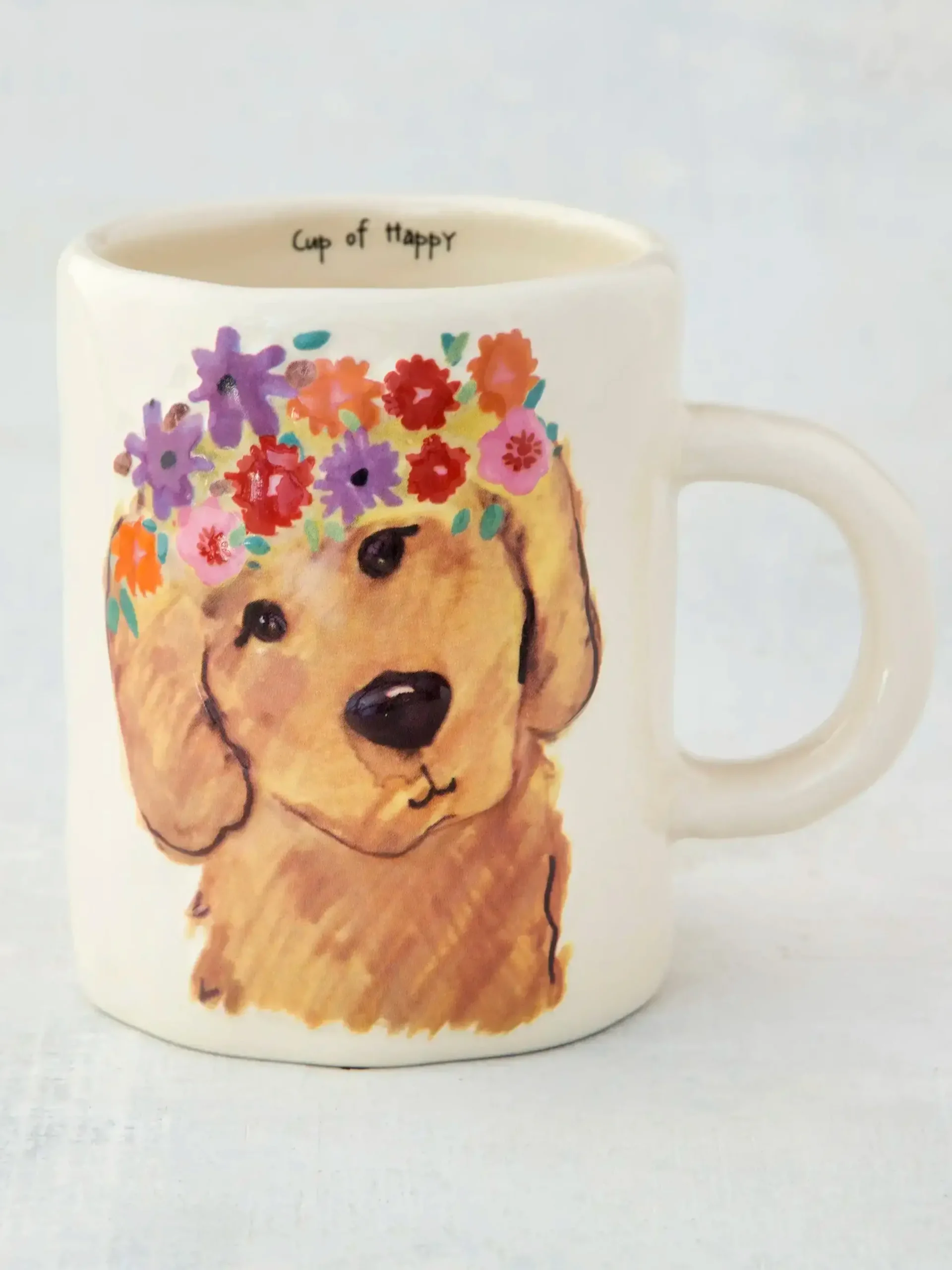Embossed Cup of Happy - Dog