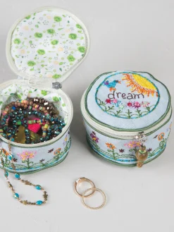 Embroidered Jewelry Case - Dream