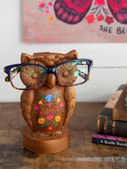 Eyeglass Holder Stand - Owl