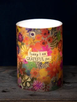 Flameless Candle - I Am Grateful