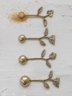 Flower Handle Measuring Spoons, Set of 4