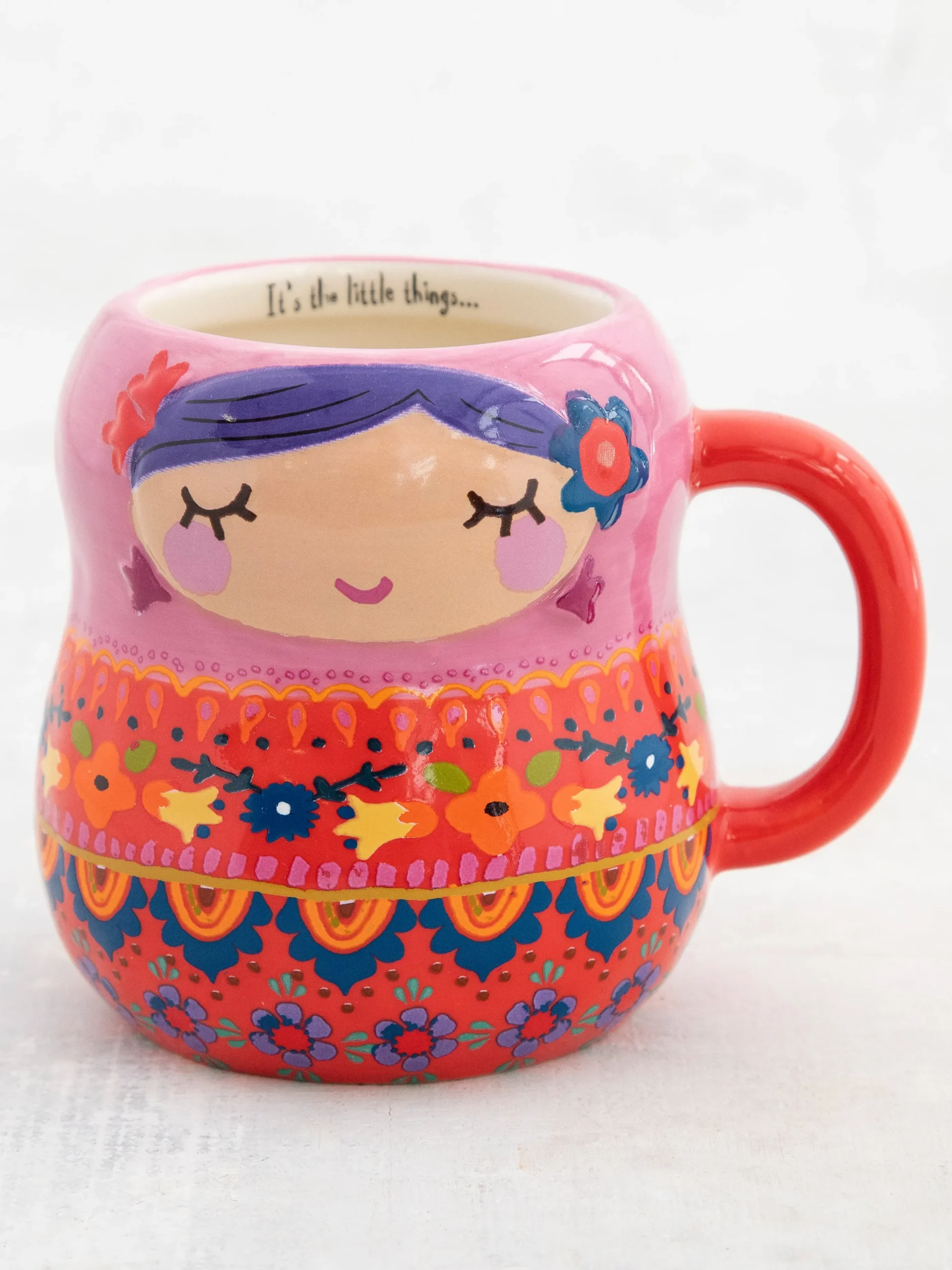 Folk Art Coffee Mug - Vera The Nesting Doll