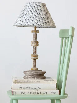 Found Wood Lamp