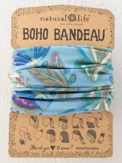 Full Boho Bandeau® Headband - Mandala Folk Garden