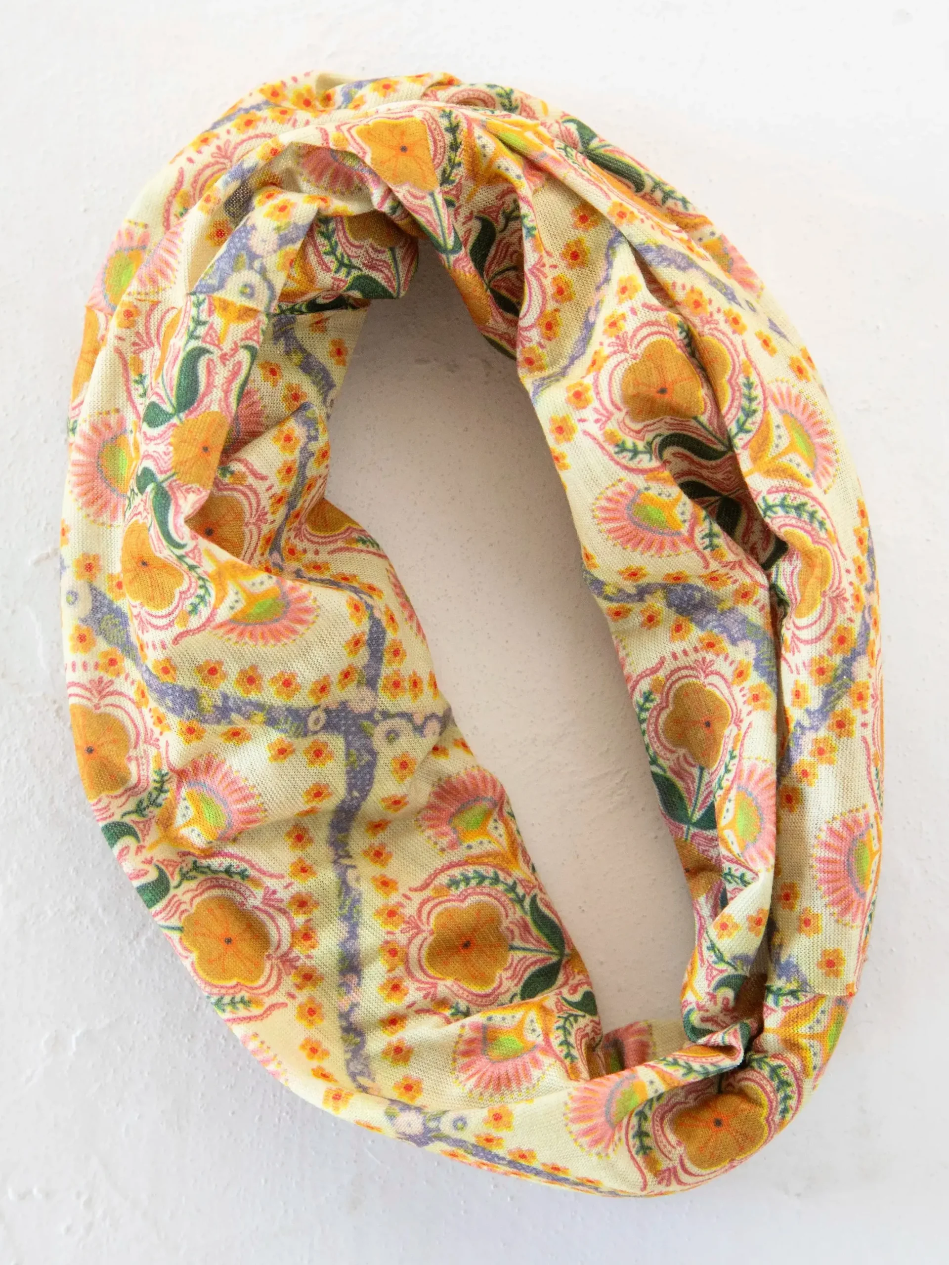 Full Boho Bandeau® Headband - Diamond Block Cream