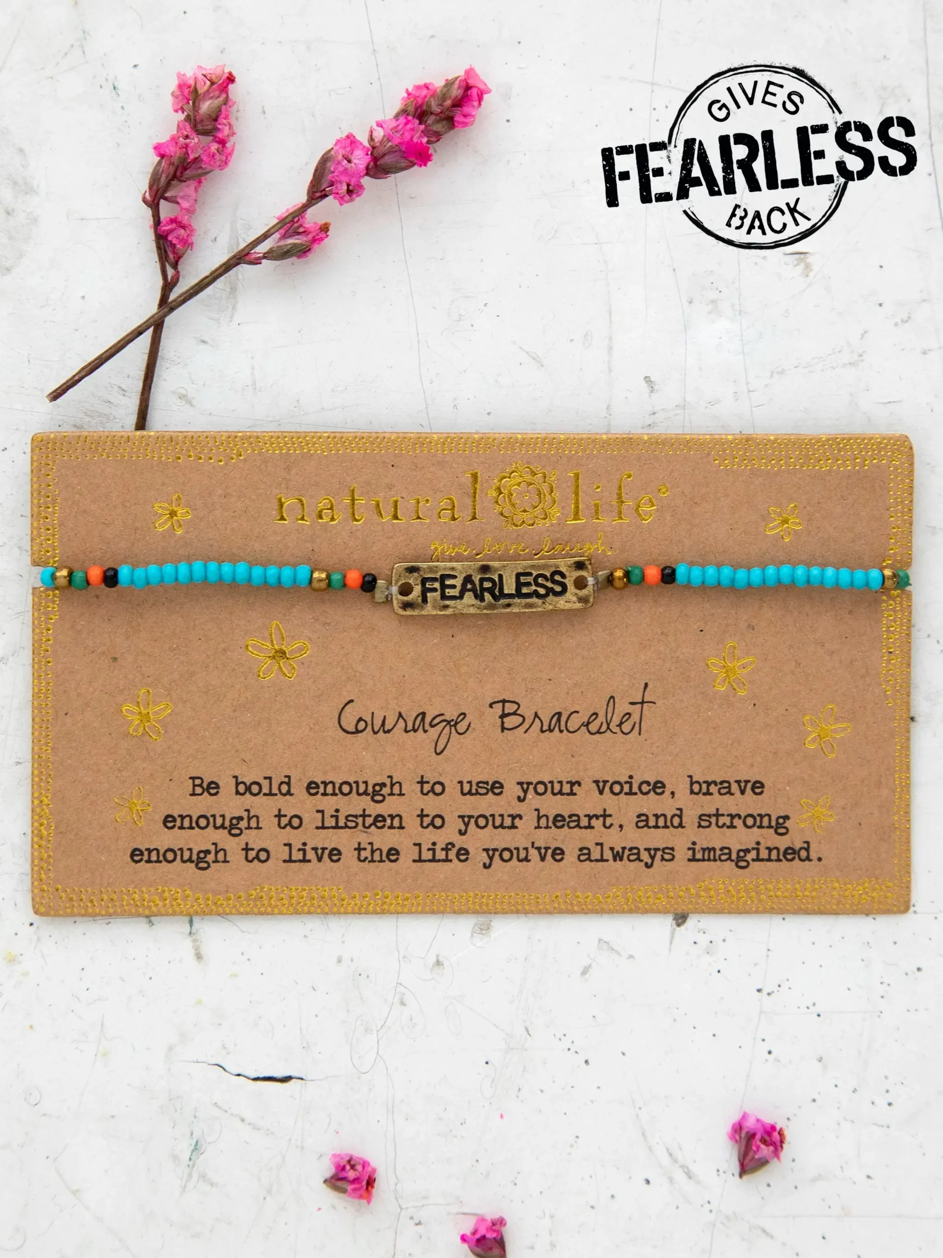 Giving Beaded Bracelet - Fearless