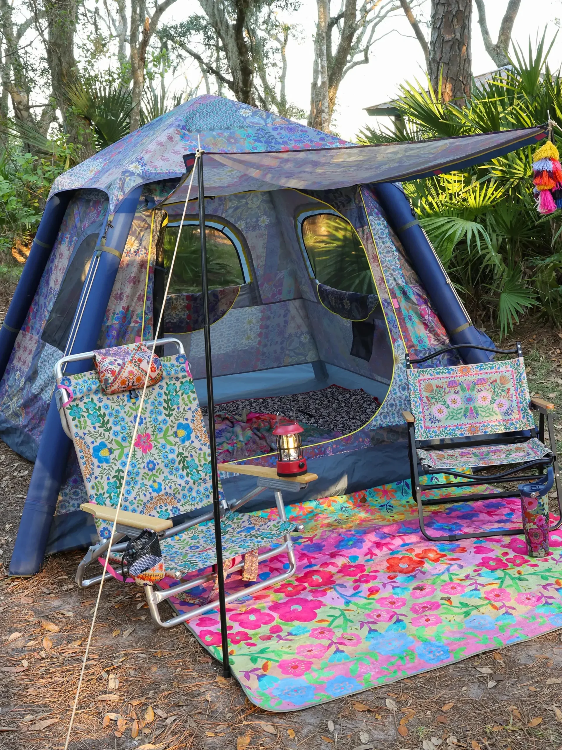 Live Happy Camping Tent - Inflatable Happy Camper