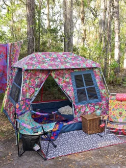 Live Happy Camping Tent - Cozy Cottage