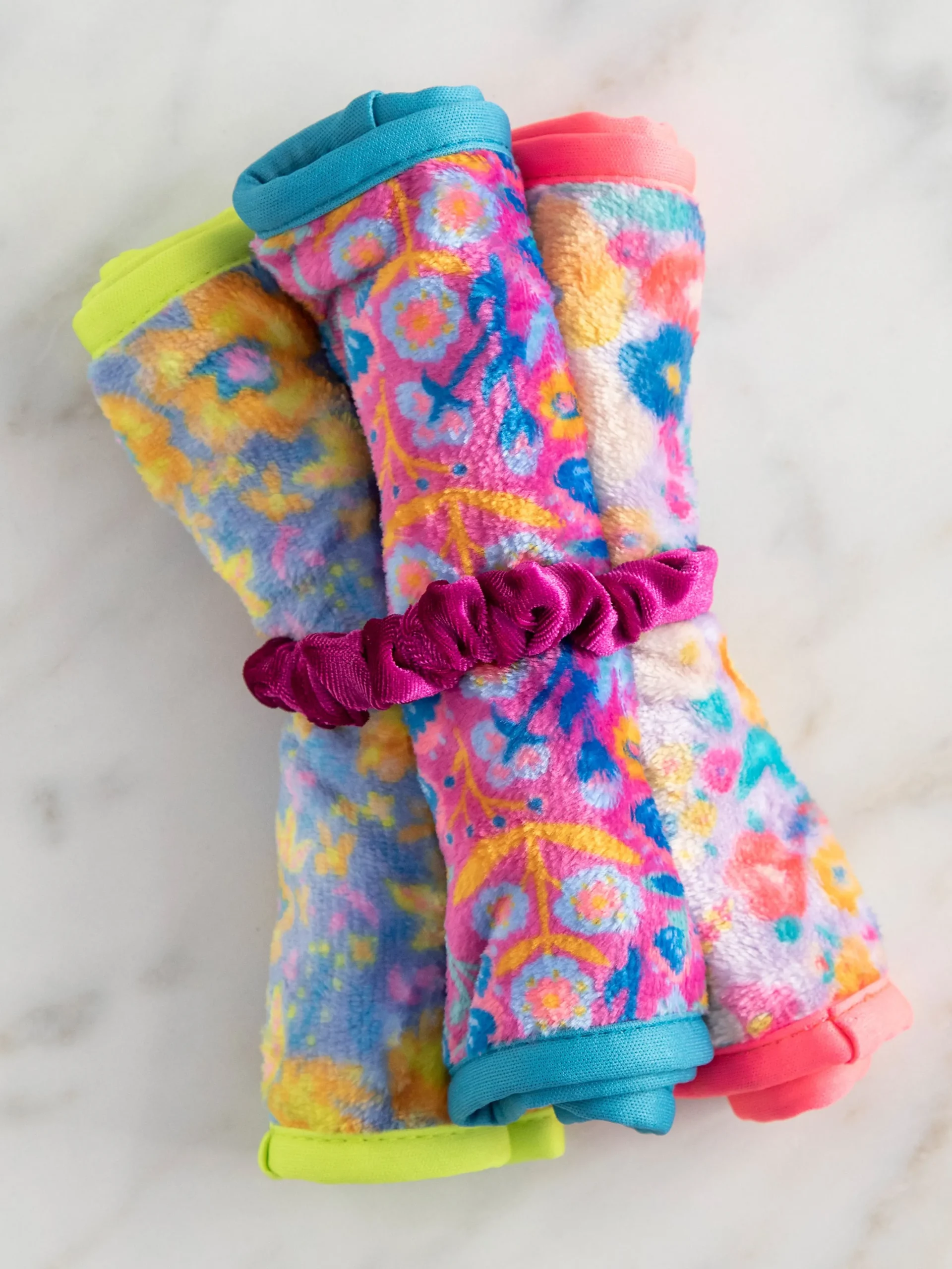 Makeup Removing Cloths u0026 Scrunchie Set - Floral