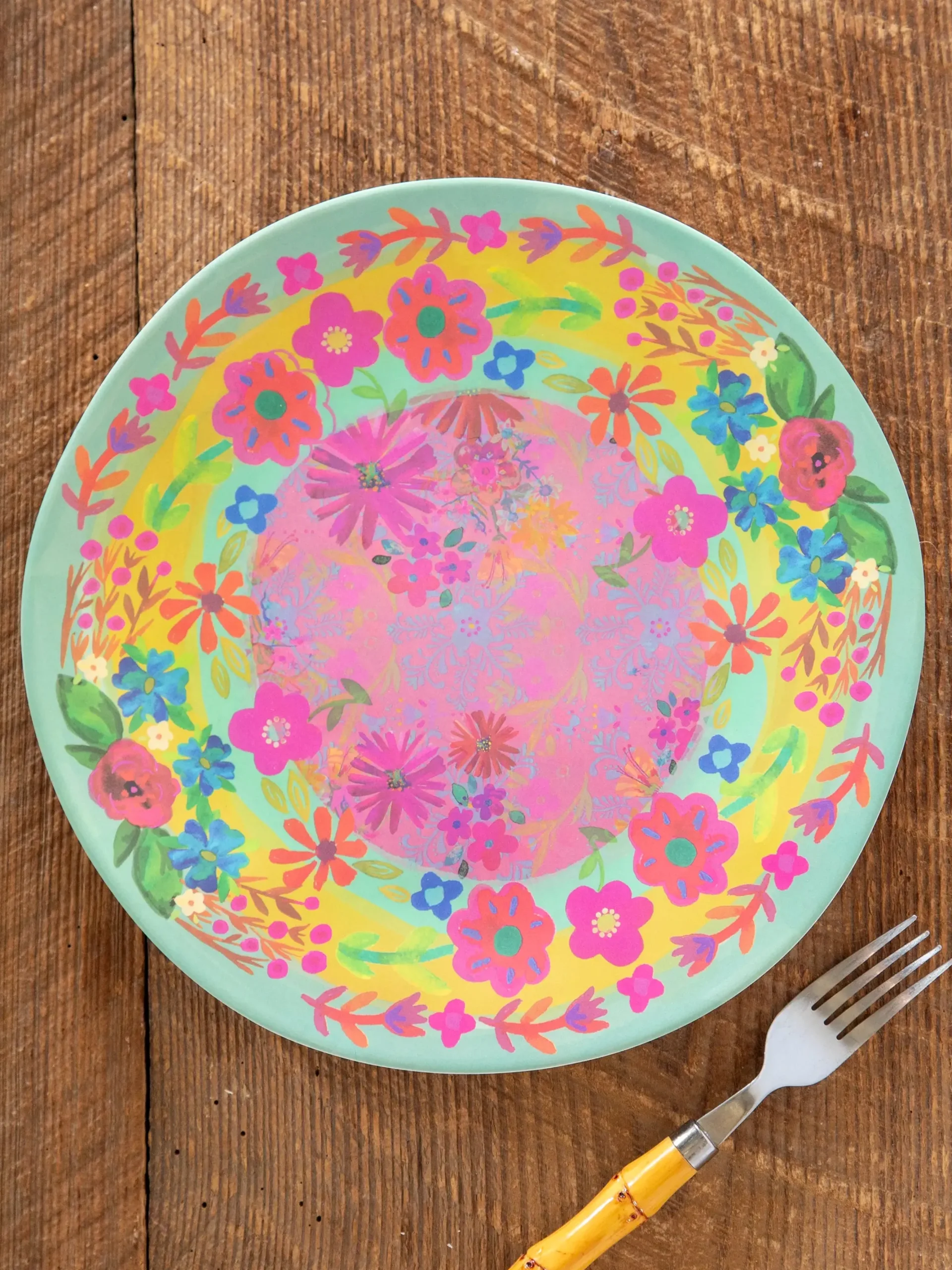 Mix u0026 Match Melamine Dishes - Turquoise Dinner Plate