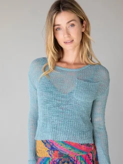 Patti Layering Sweater - Light Blue