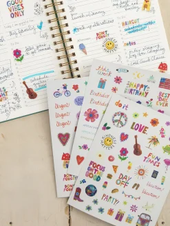 Planner Sticker Set, Set of 3 - Multi