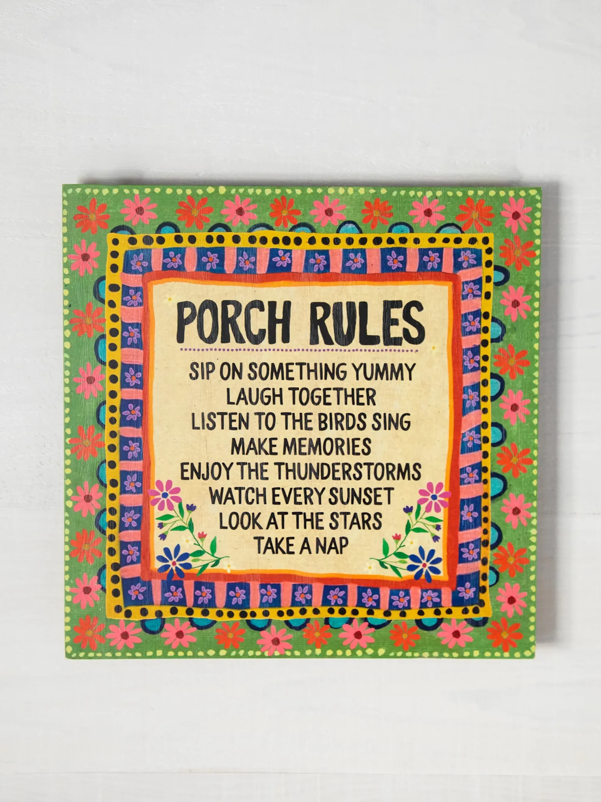 Porch Sign - Porch Rules