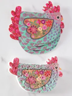 Puff Up Sponges, Set of 5 - Chicken