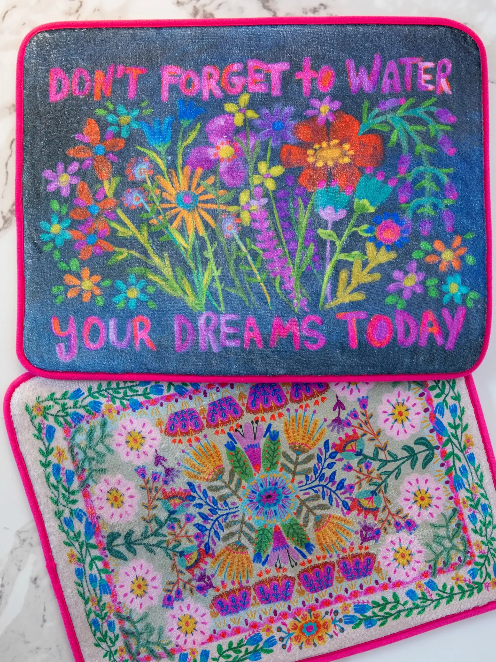 Reversible Dish Drying Mat - Don't Forget