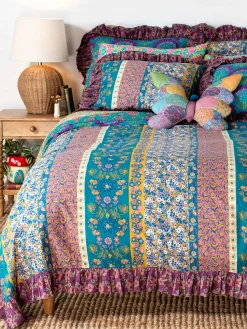 So Soft Cotton Reversible Duvet Cover - Boho Borders