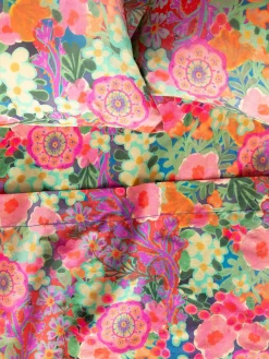 Sooo Soft Cotton Sheet Set - Pink Painted Garden