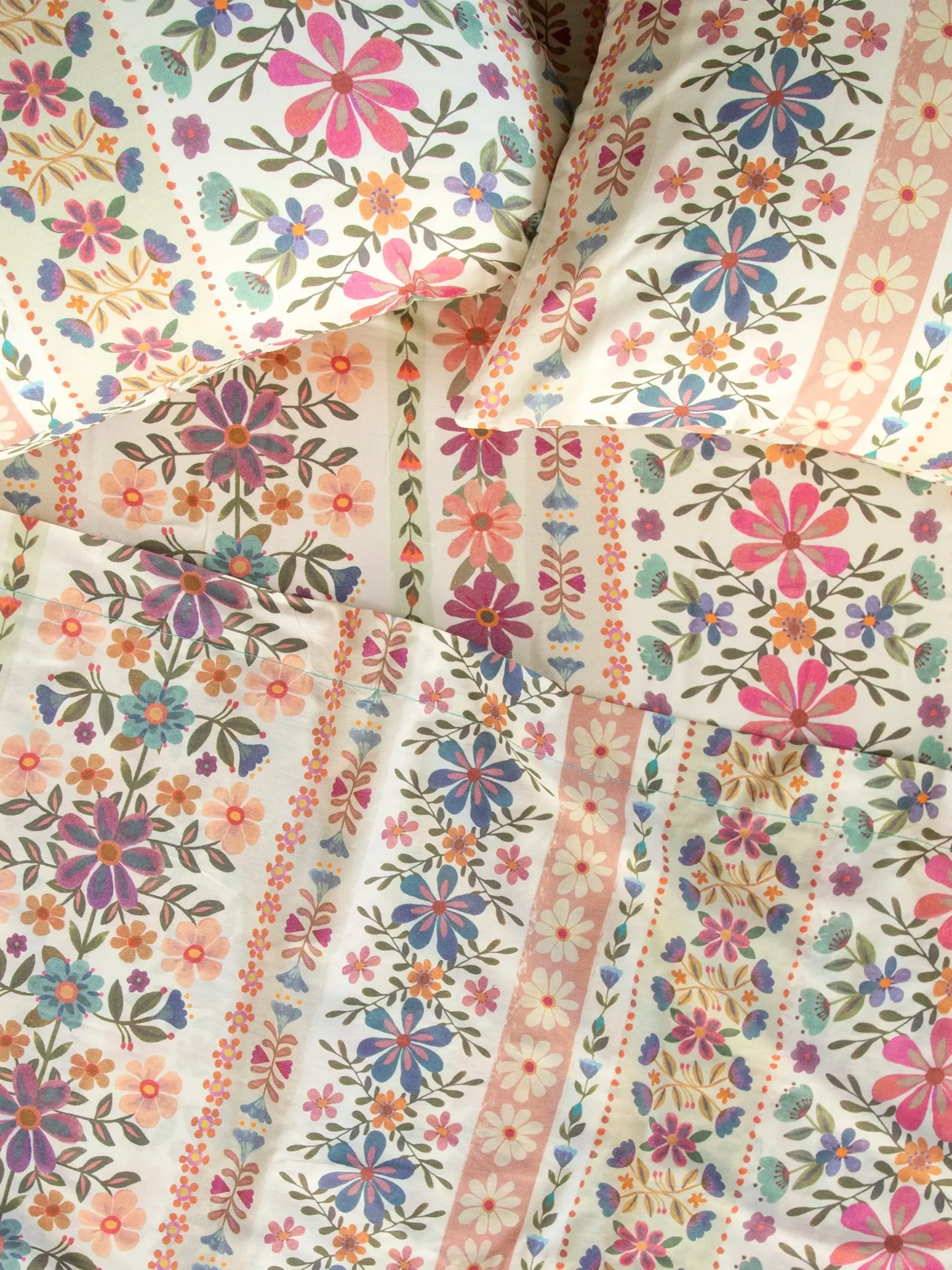 Sooo Soft Cotton Sheet Set - Wildflower Rows