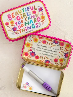Tin Prayer Box - Beautiful Girl