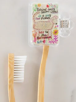 Toothbrush Cover - Behind Every Strong Woman