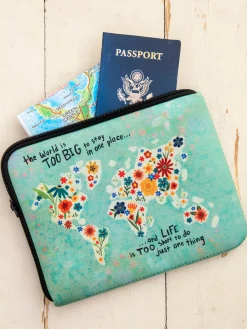 Travel Document Pouch - Life Is Too Short