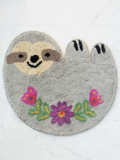 Tufted Cotton Bath Mat - Sloth