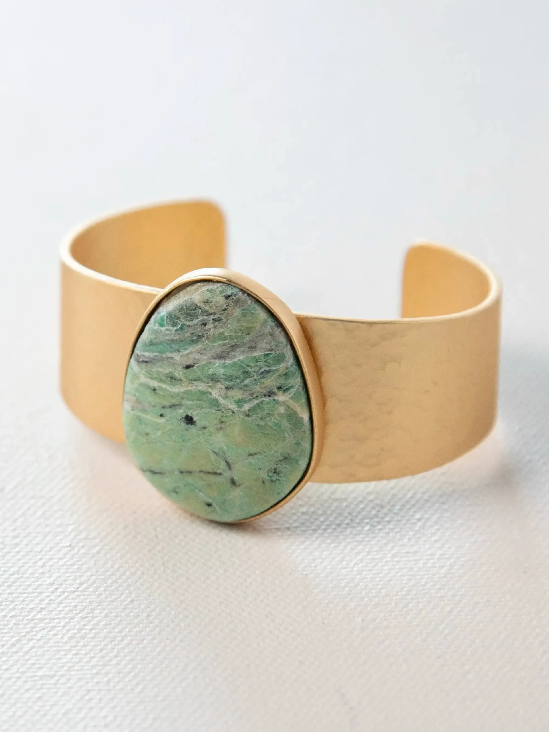 Turquoise Cuff - Gold