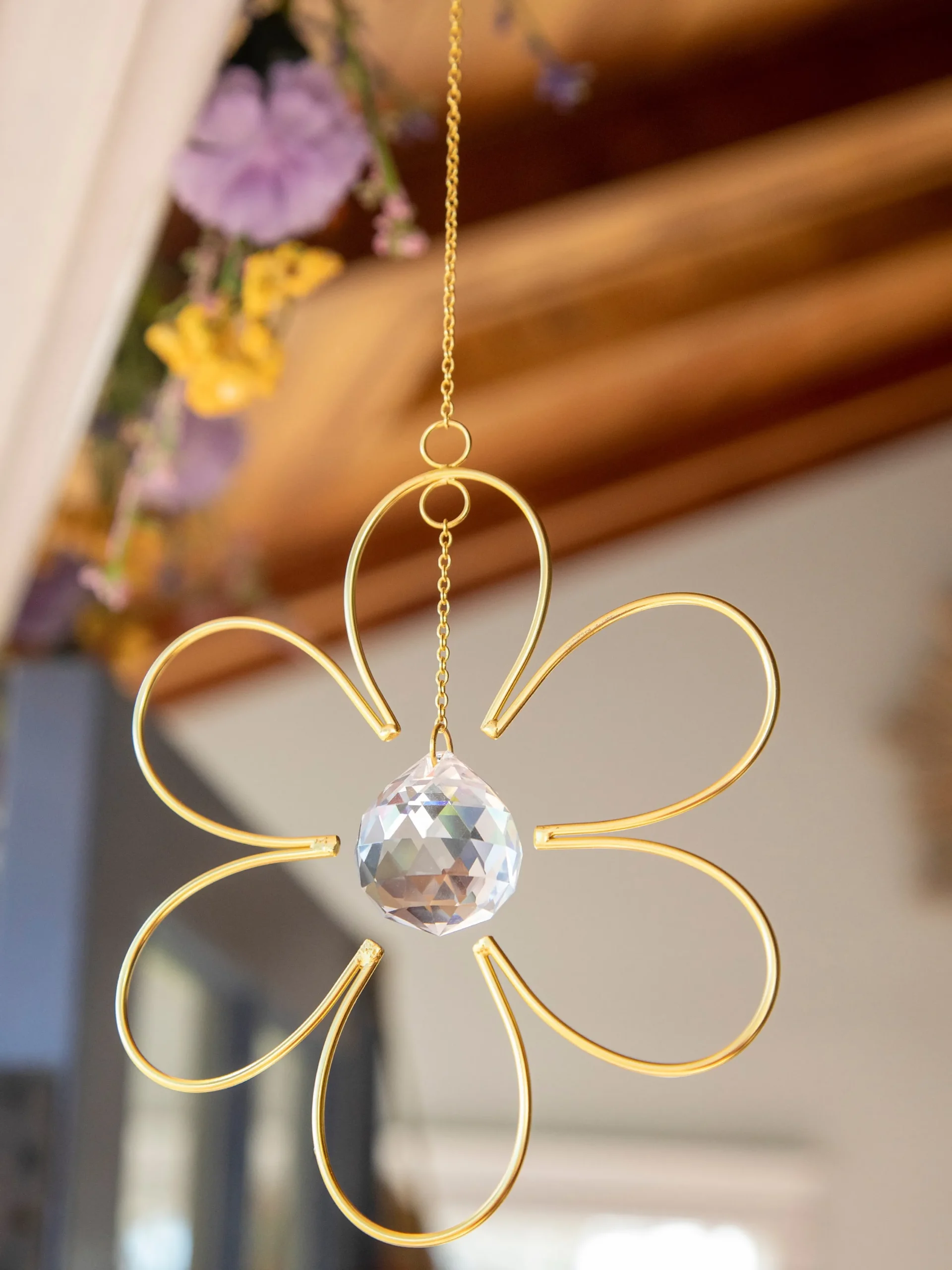Whimsy Glass Sun Catcher - Flower
